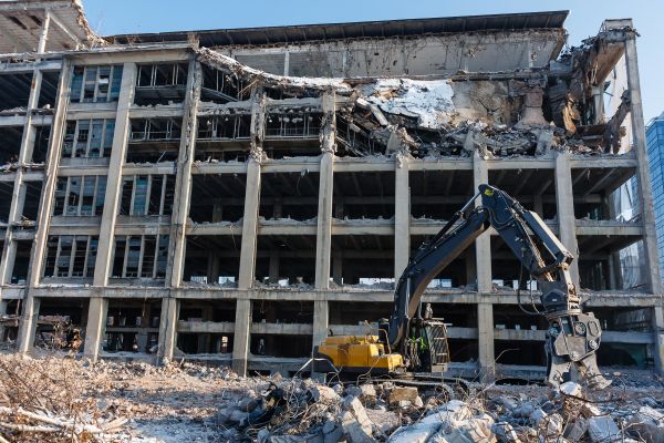Commercial Building Demolition in Matthews