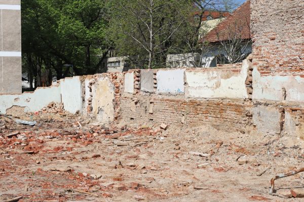 Brick Wall Demolition in Matthews