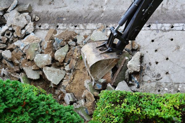 Concrete Pathway Removal in Matthews